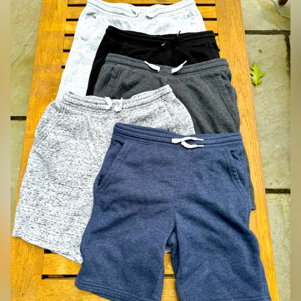 Old Navy Kids Fleece Jersey Shorts Size L 10/12 Set of 5